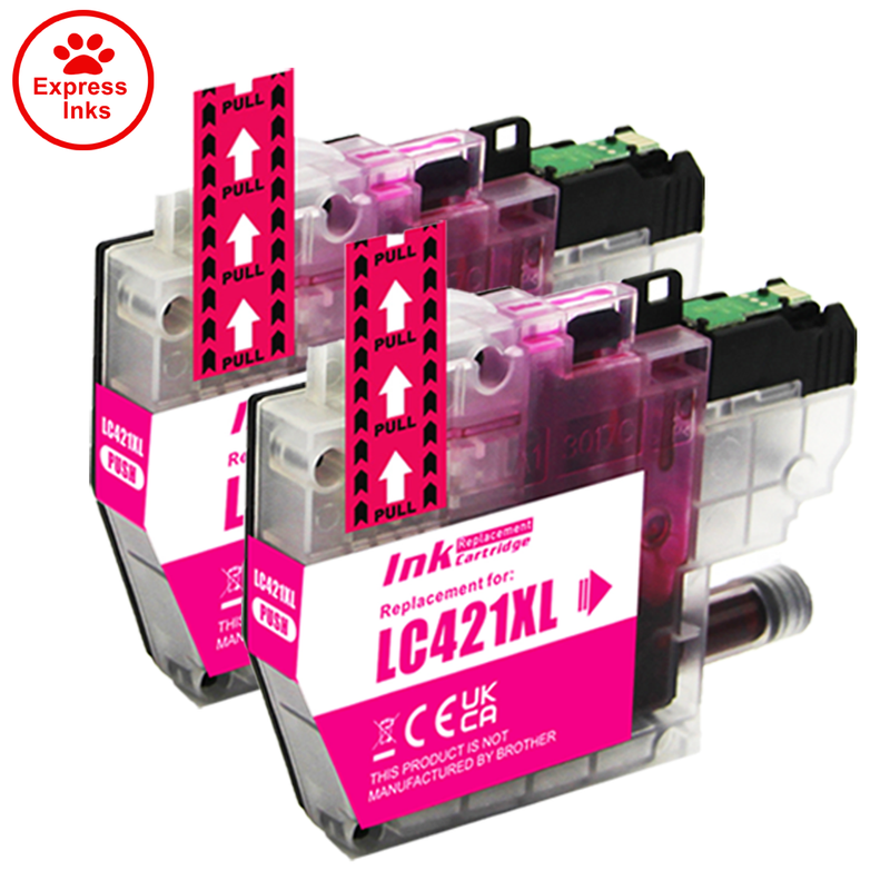 LOTE DE CARTUCHOS DE TINTA LC421XL aptos para Brother DCP-J1050DW J1140DW MFC-J1010DW - Imagen 17 de 18