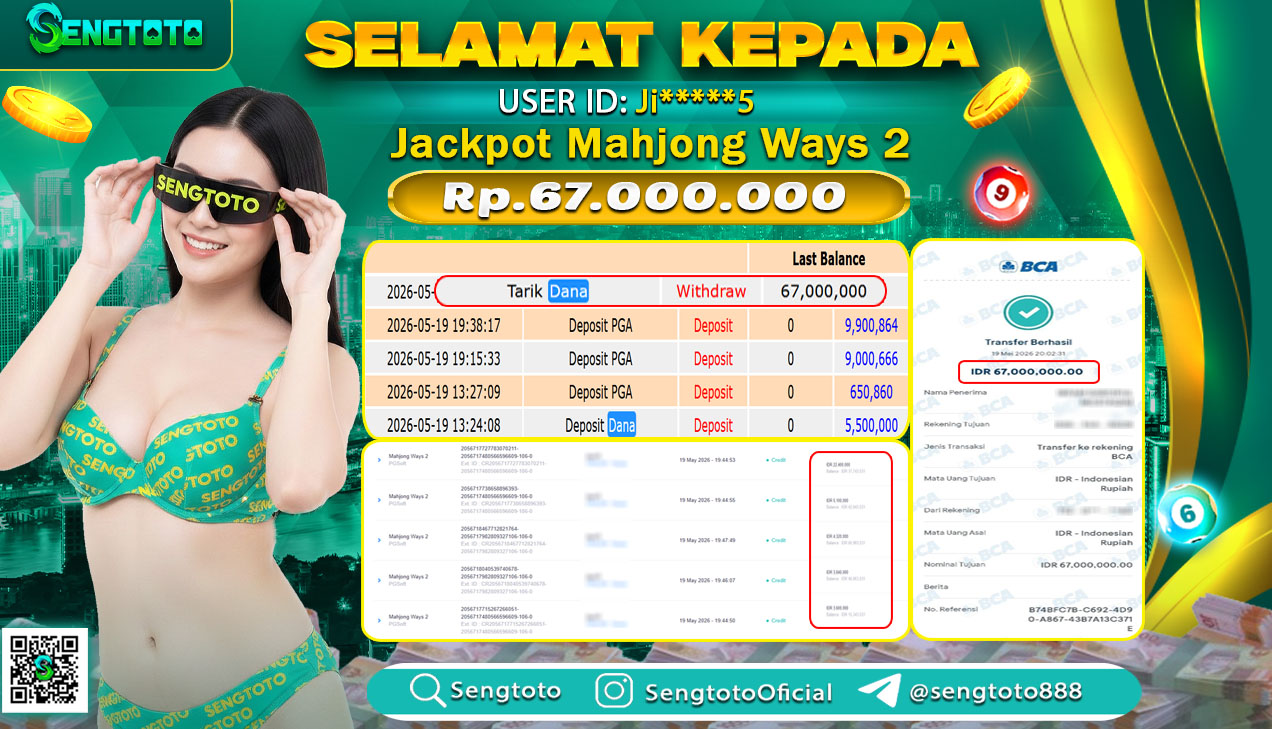 BUKTI PEMBAYARAN SLOT MAHJONG WAYS 2