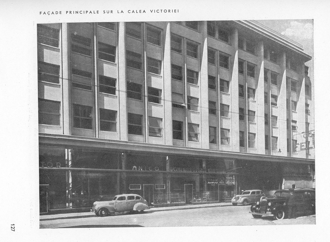 Duiliu_Marcu__Architecture_1930_1940_pg._127_Imobillul_Soc._minelor_de_aur_Mica__Bl._cu_cofetaria_Ne