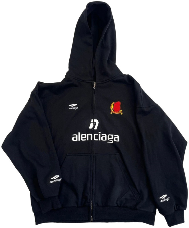Balenciaga Soccer Sudadera con Cremallera