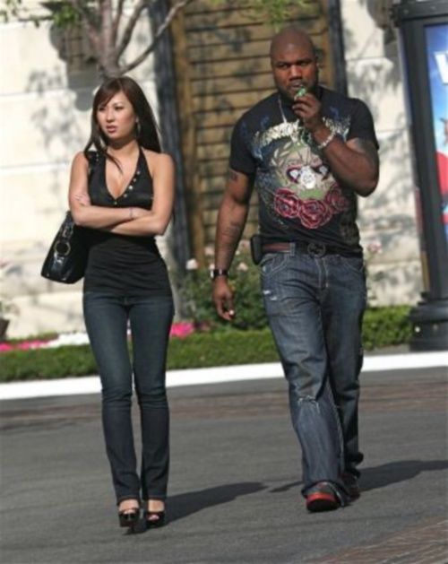 Rampage Jackson mit Ehefrau  