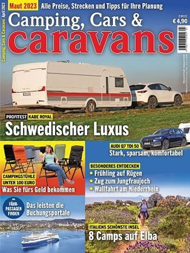 Cover: Camping Cars und Caravans Magazin April No 04 2023