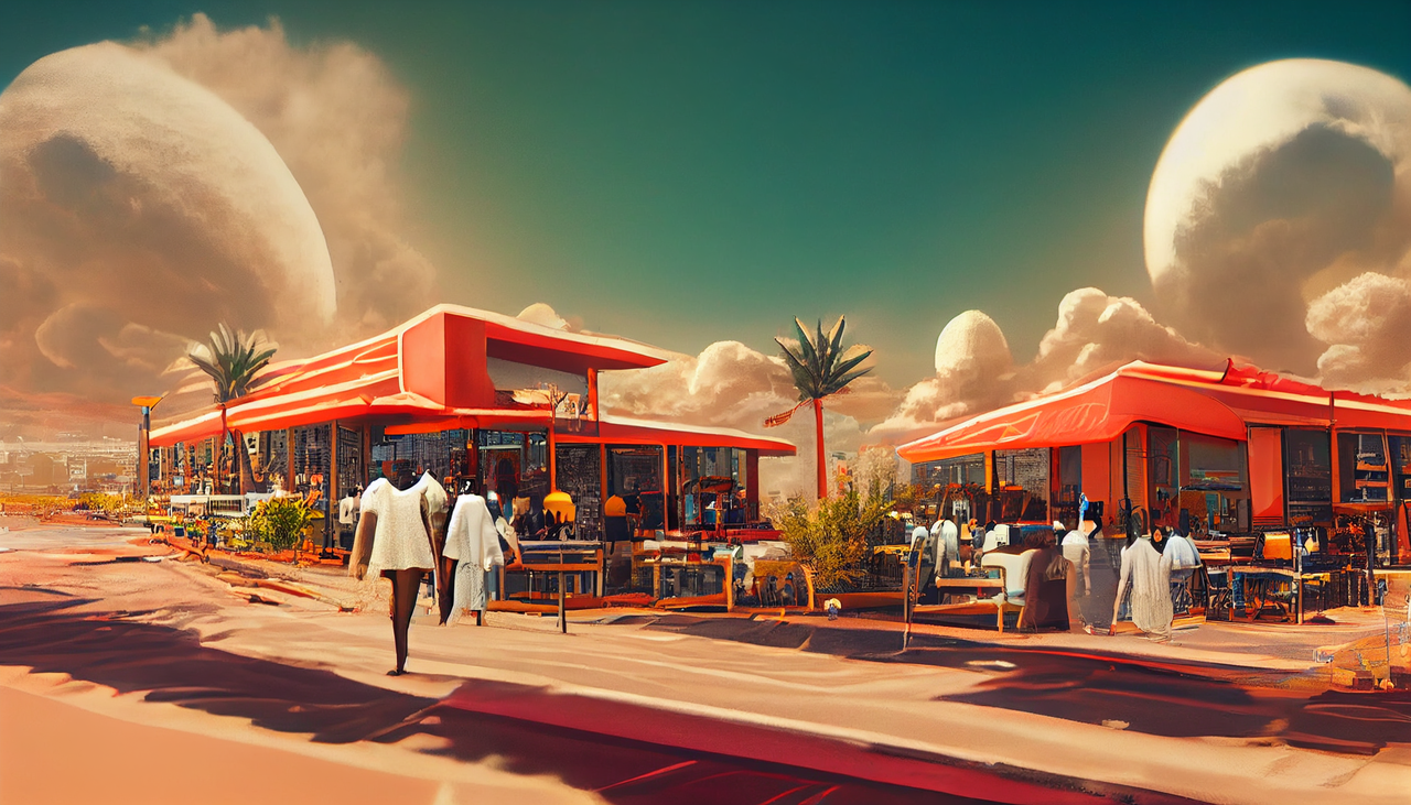 Lopezf32-Black-owned-restaurant-in-a-busy-retro-futuristic-dese-28ab795b-70bb-4b14-a25c-55790e059679.png