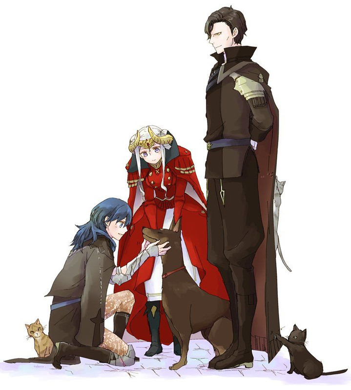 byleth-byleth-edelgard-von-hresvelg-and-hubert-von-vestra-fire-emblem-and-1-more-drawn-by-robaco