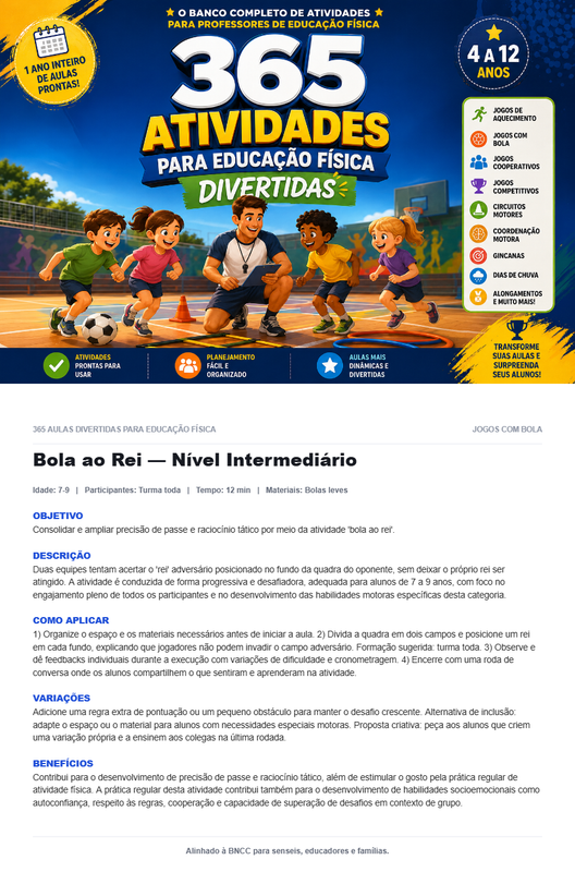 Bola ao Rei — Nível Intermediário