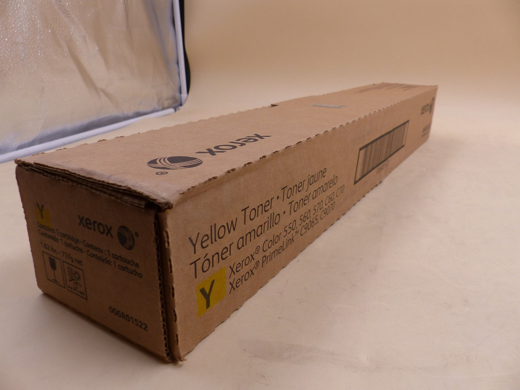 XEROX 006R01522 GENUINE YELLOW TONER CARTRIDGE COLOR 550,560,570,C60,C70