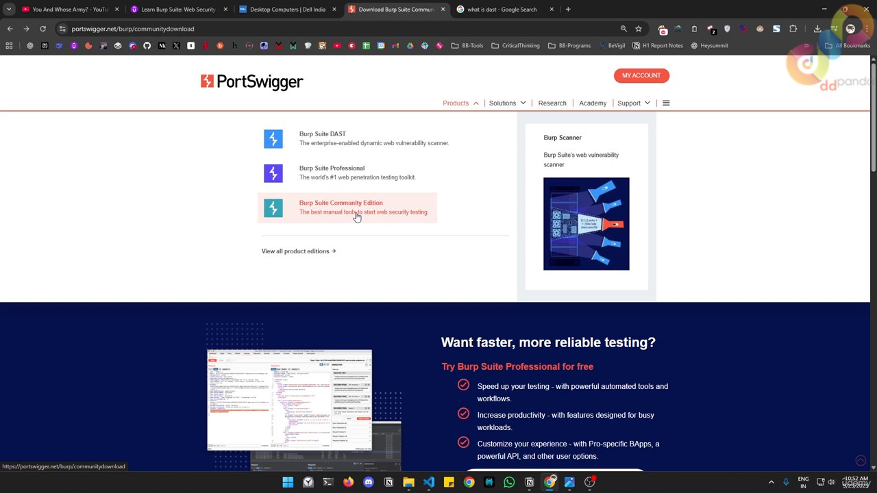 2 Different flavours of burpsuite 0000 00 00 20 screenshot