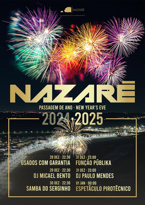 Fim de Ano 2024 2025 na Nazaré