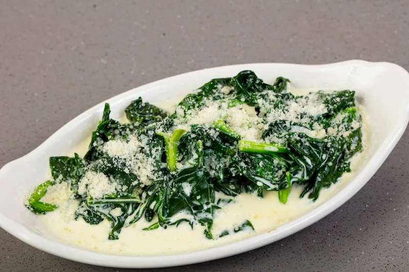 Шпинат в сливочном соусе (200г)