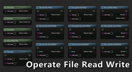 Unreal Engine Marketplace - Operation File [ Read / Write ] v1.0 (5.0-5.1)