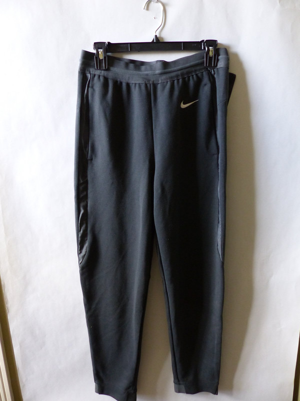 NIKE MENS ACTIVE BREATHABLE EASY GREY FOOTBALL SWEATPANTS SIZE SMALL