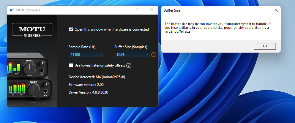 MOTU M4 Windows  Problem   MOTUnation.com