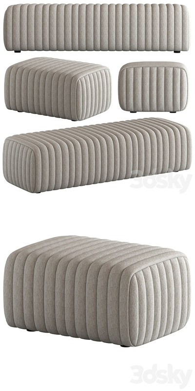 Loma bench kelly wearstler