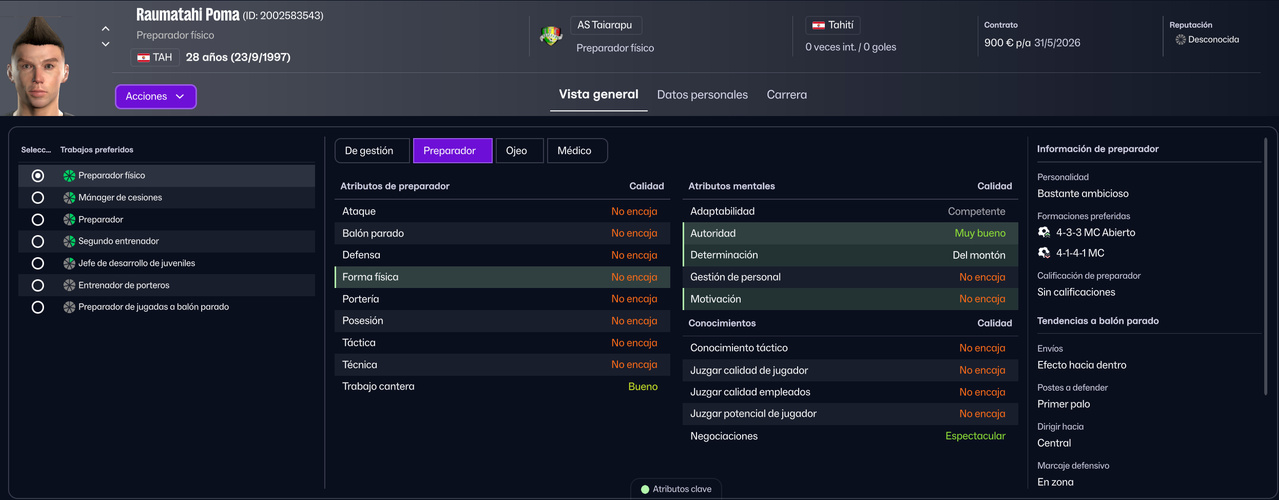 Raumatahi Poma Prep fisico 2025