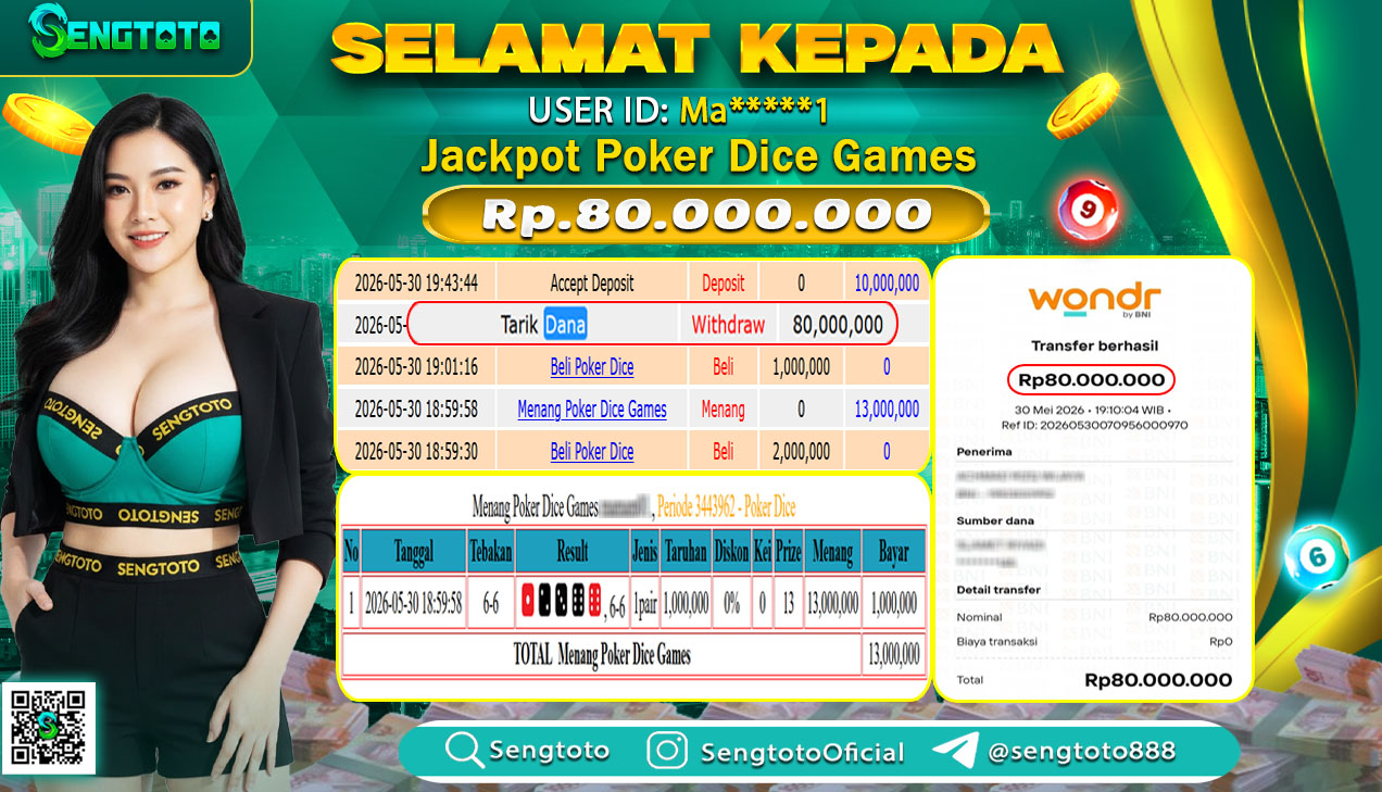BUKTI PEMBAYARAN LIVEGAME POKER DICE