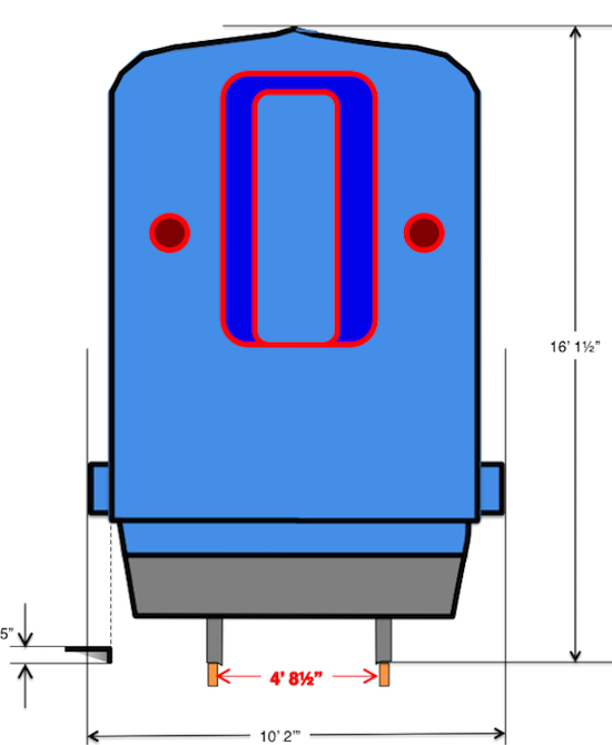 American Double deck carriage profile