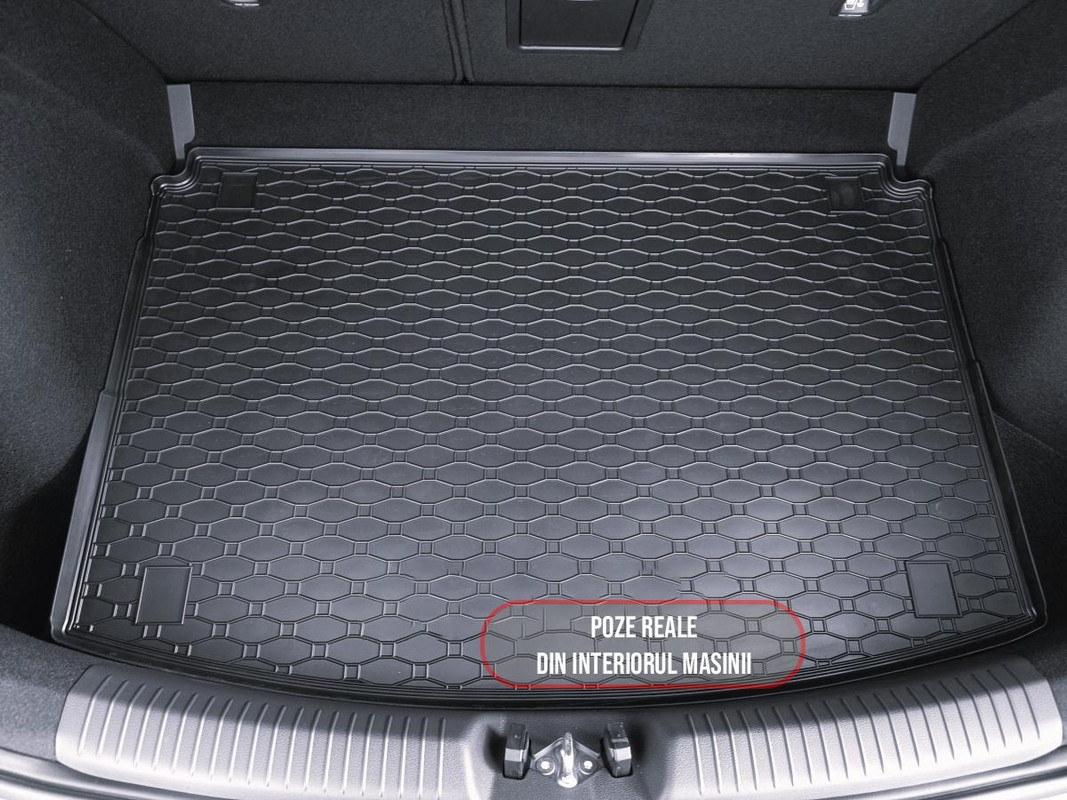 Tavita auto HYUNDAI I30 Hatchback MHEV 2021-prezent, protectie portbagaj, Cri-Flo, din cauciuc 100%, compatibil cu autoturismul HYUNDAI I30 Hatchback