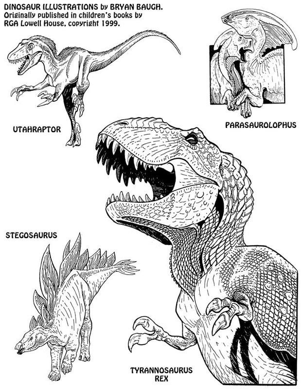 250099b0bdcd677a7a0278df569c8126--dinosaur-illustration-draw-animals
