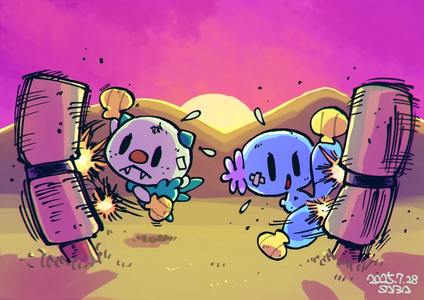 oshawott-and-wooper-pokemon-drawn-by-sab