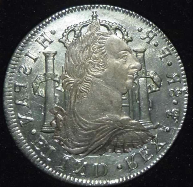 8 Reales. Carlos III. Potosí. 1778. Con repintes en ambas caras. SC.  8-reales-1778-potosi-repintes-1