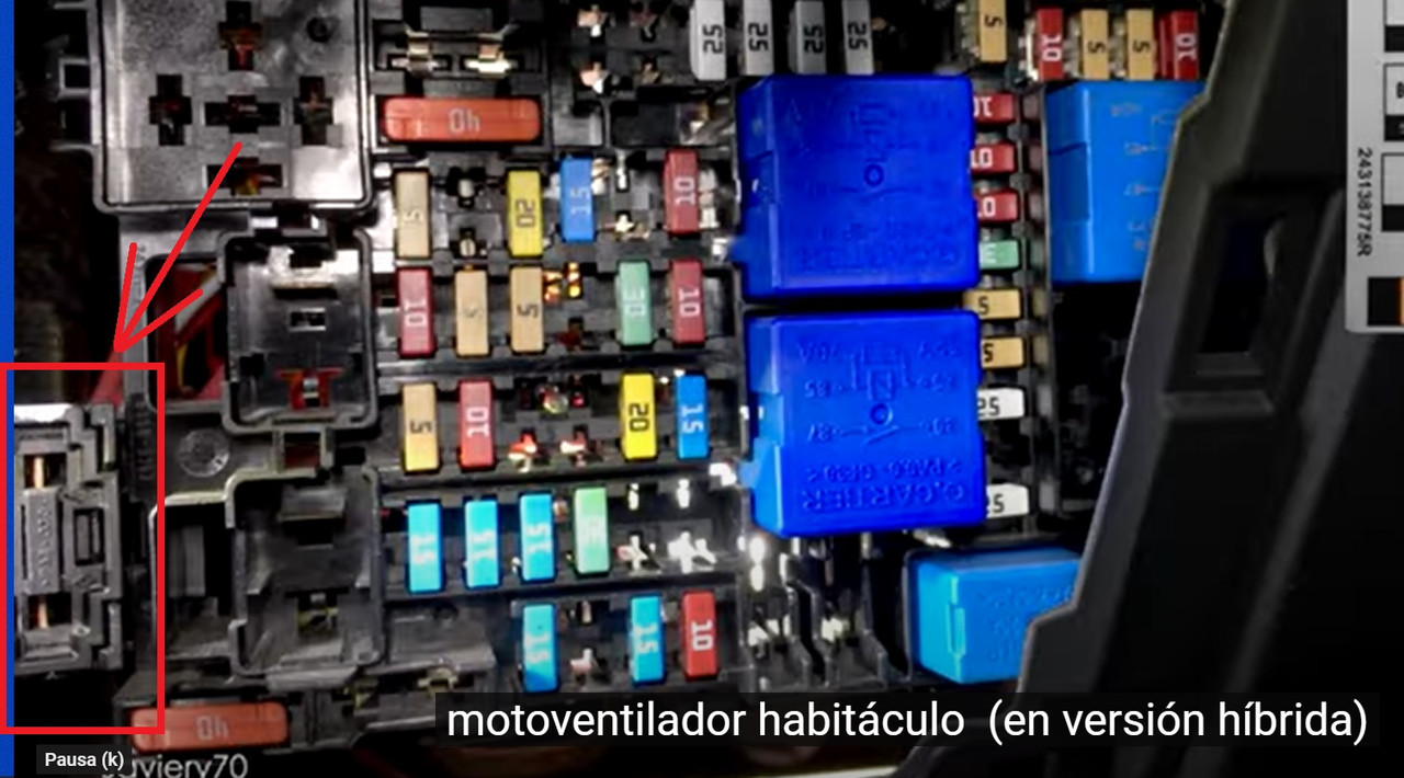 pantallazo fusibles youtube Javiery70