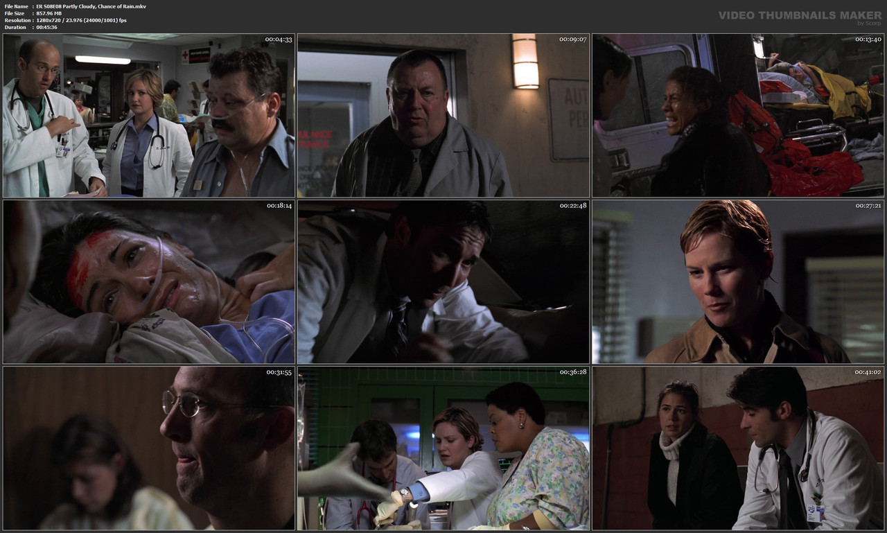 ER S08E08 Partly Cloudy, Chance of Rain.mkv