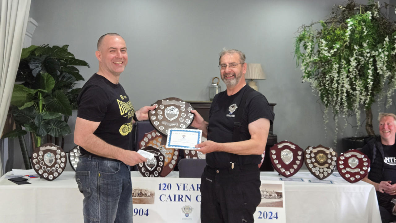 James Robertson - Old Rider & Bike Combined