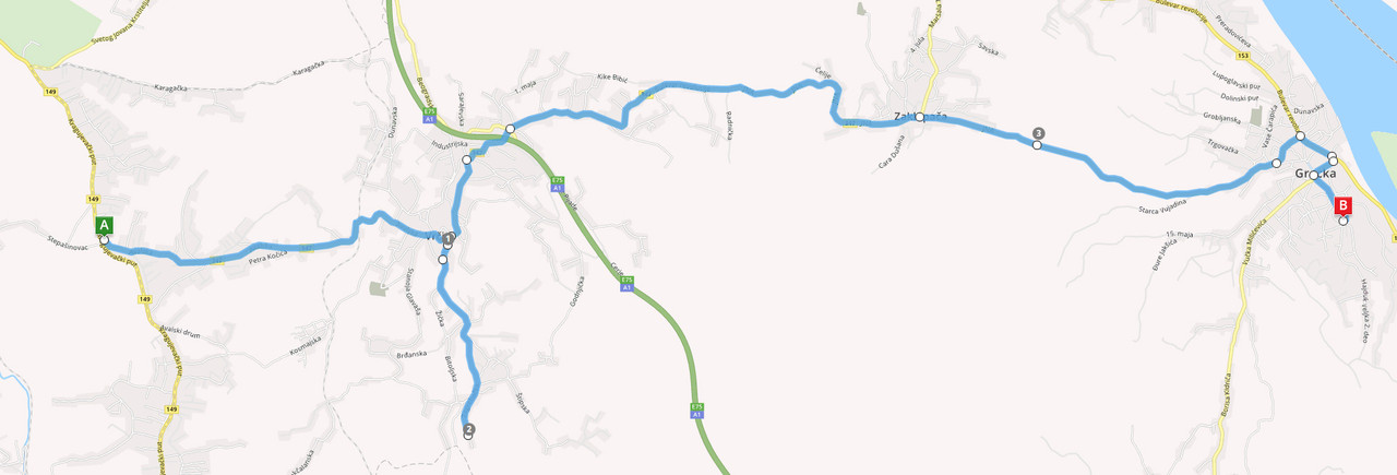 467 Vrcin - Ramnice - Grocka (Hajduk Veljka)