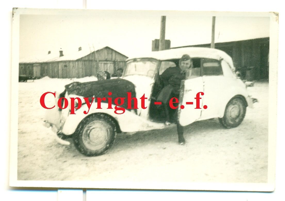 FOTO - FAHRZEUG - KÜBELWAGEN mit weißer WINTER-T