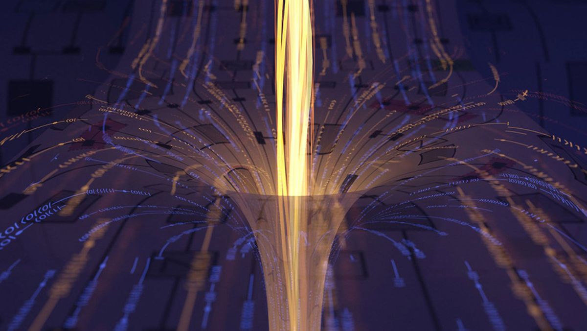 esperimento due buchi neri computer quantistico