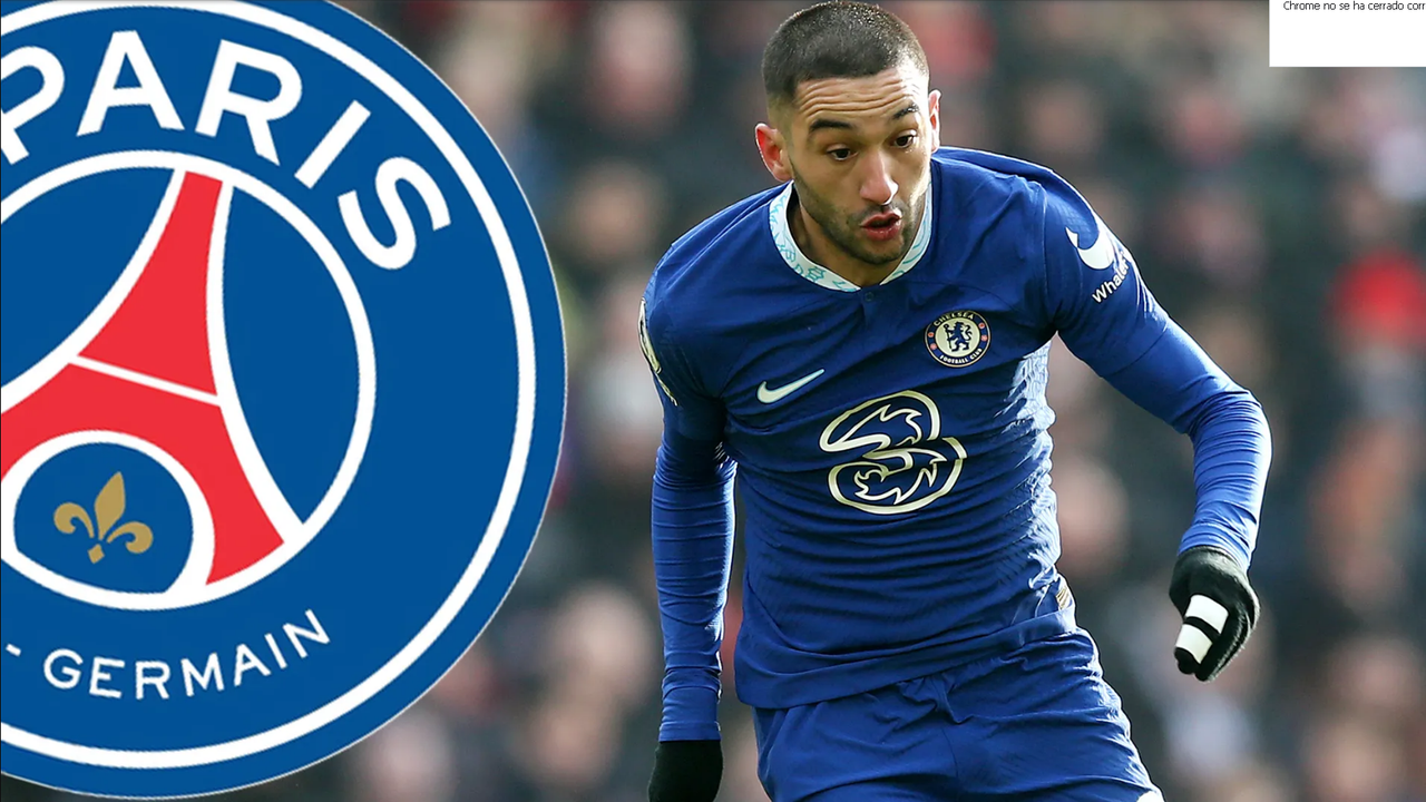 Furia en el PSG: Ziyech estaba firmado y el Chelsea fingió errores para tirarlo