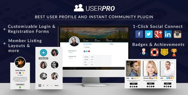 UserPro – Community and User Profile WordPress Plugin