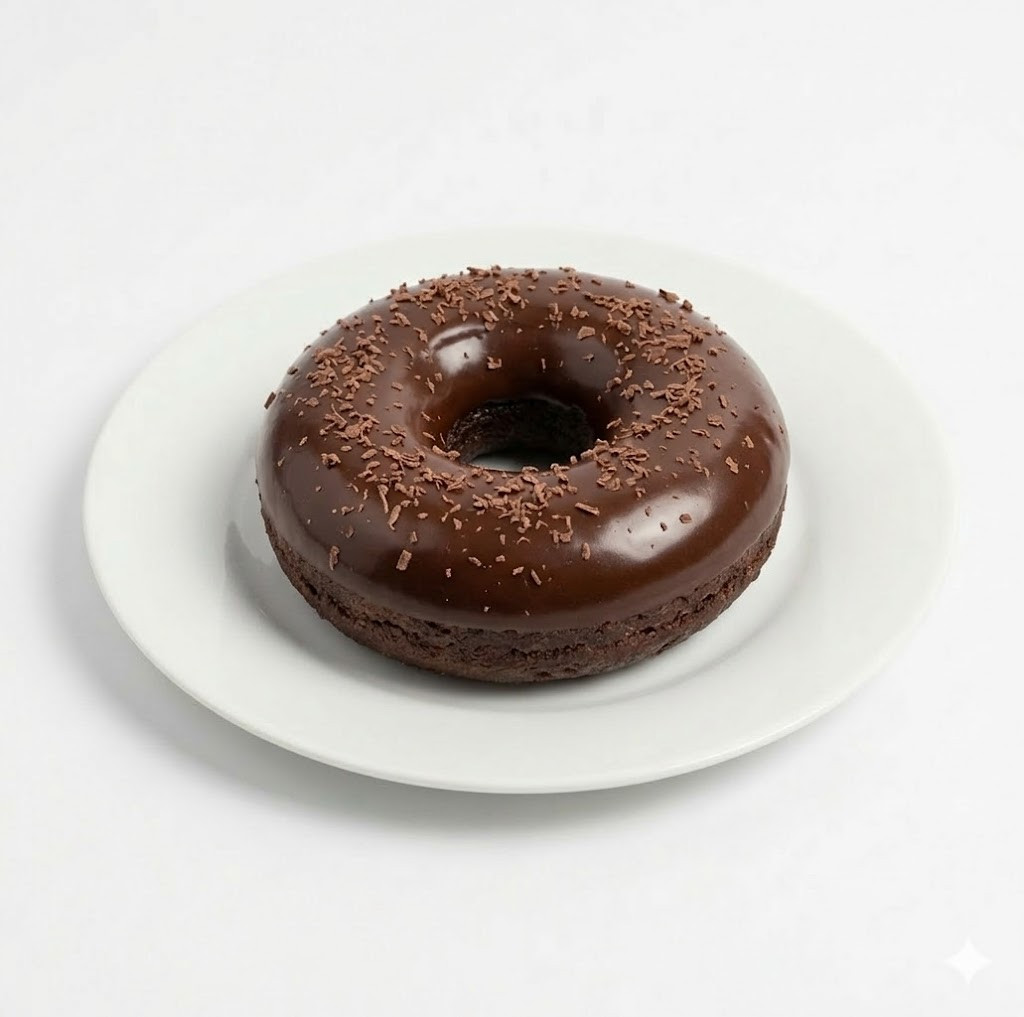 donut de chocolate intenso