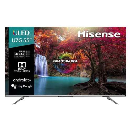 Mercado Libre Pantalla Hisense U7G 55" $12,789, (500 adicionales de descuento con MasterCard)