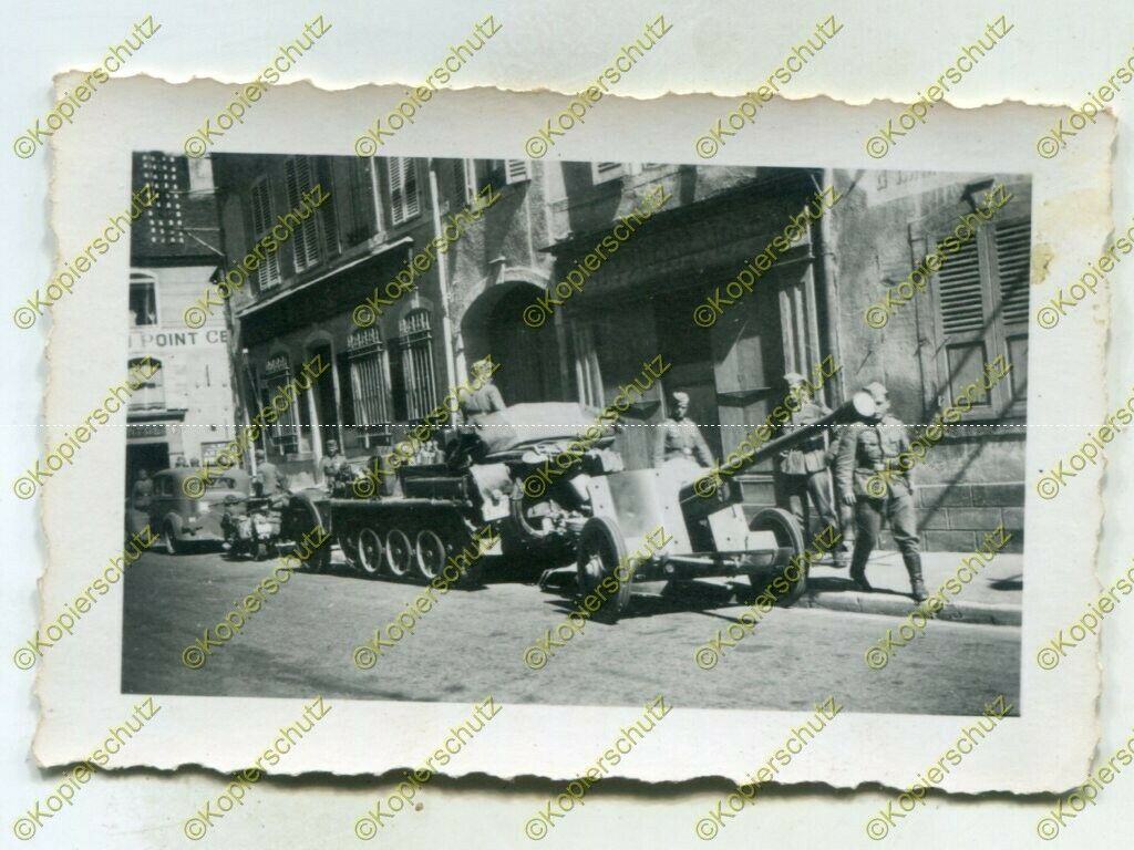 Foto, Panzerjäger-Abteilung 20, Sdkfz   5-cm-PaK 38,