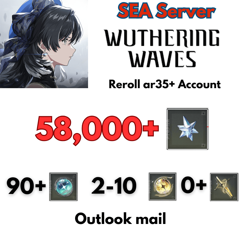 [SEA] Wuthering Waves Reroll Account