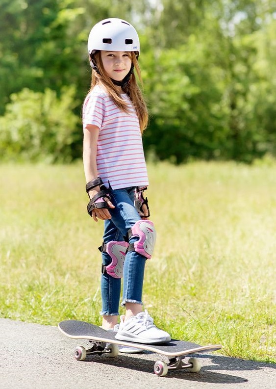 a skateboarding girl
