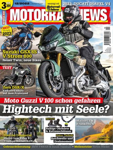 Cover: Motorrad News Magazin No 12 Dezember 2022
