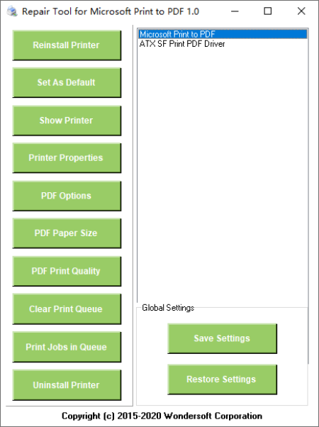 Repair Tool for Microsoft Print to PDF 1.0.0.32
