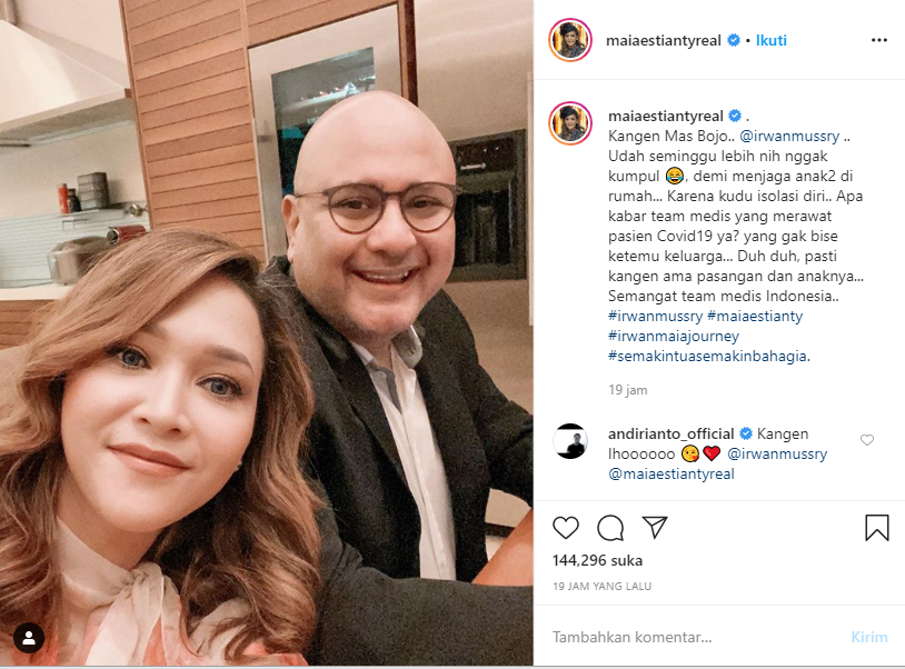 Maia Estianty dan Irwan Mussry