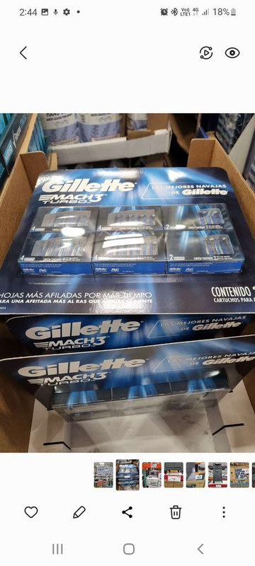 Costco Polanco: Gillette turbo Match 20 hojas 
