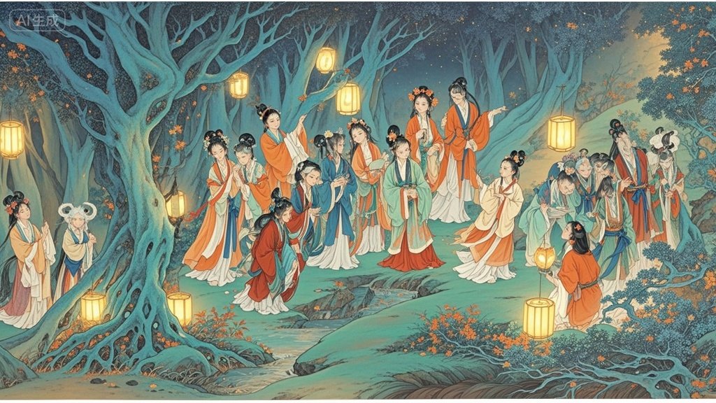 七仙女下凡成岩，七兄弟苦等千年未归