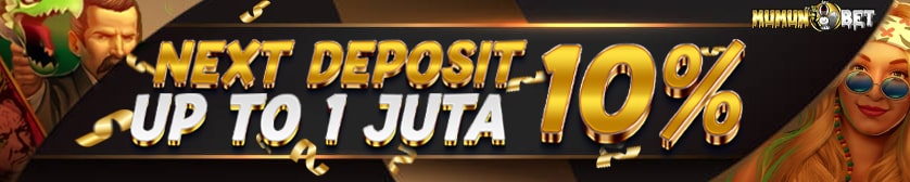 Bonus Next Deposit 10%