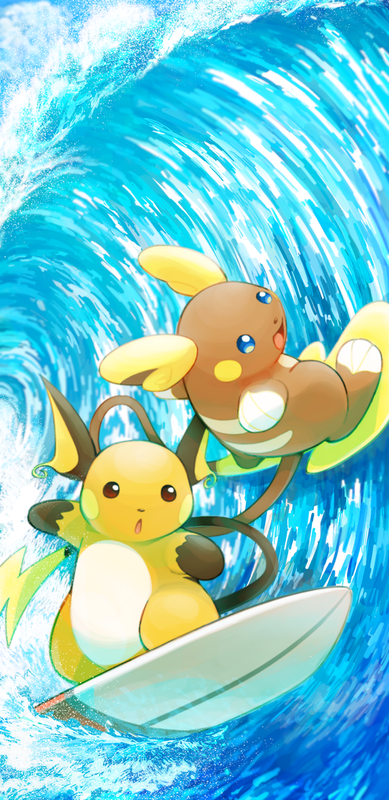 raichu-and-alolan-raichu-pokemon-drawn-b