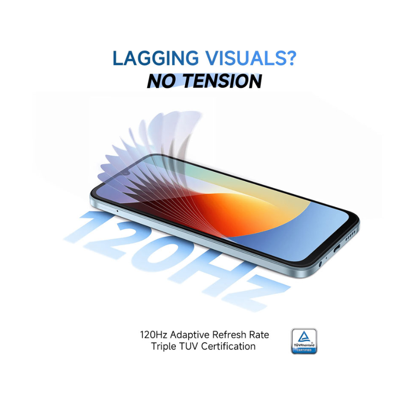 Immersive 6.88 Inch 120Hz Cinematic AdaptiveSync Display Screen