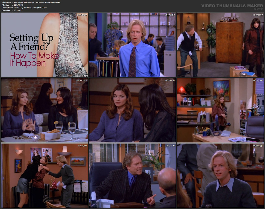 Just Shoot Me S03E05 Two Girls for Every Boy.mkv