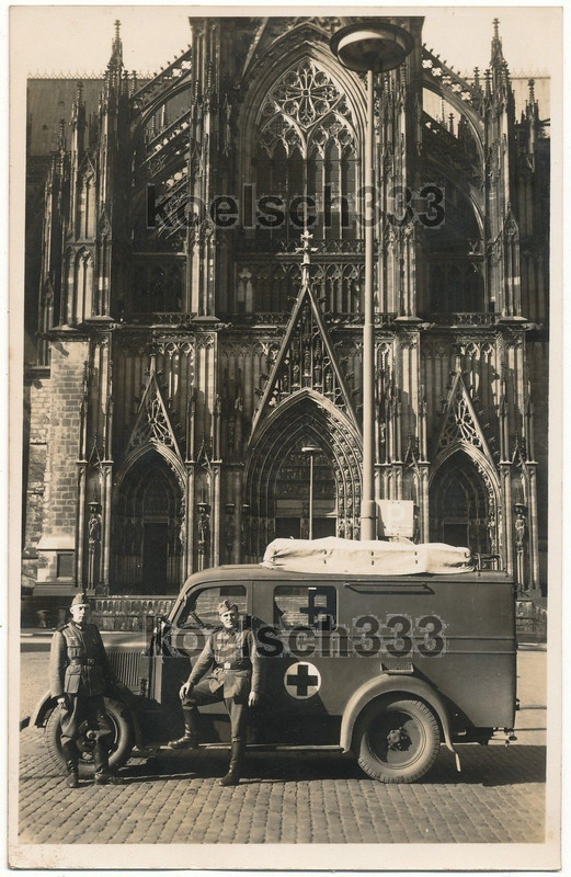 Köln 1940 Landpostwagen Mercedes Benz L 1500 San