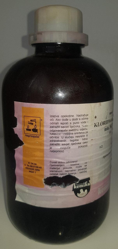 Klorovodična - solna - kloridna kiselina - HCL (5)