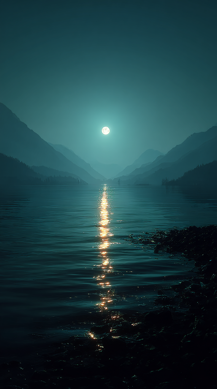 alonr29_calm_moonlit_lake_at_night_with_gentle_small_waves_and__c4fa4976-3e1f-47aa-9486-8daae5d9eb8e