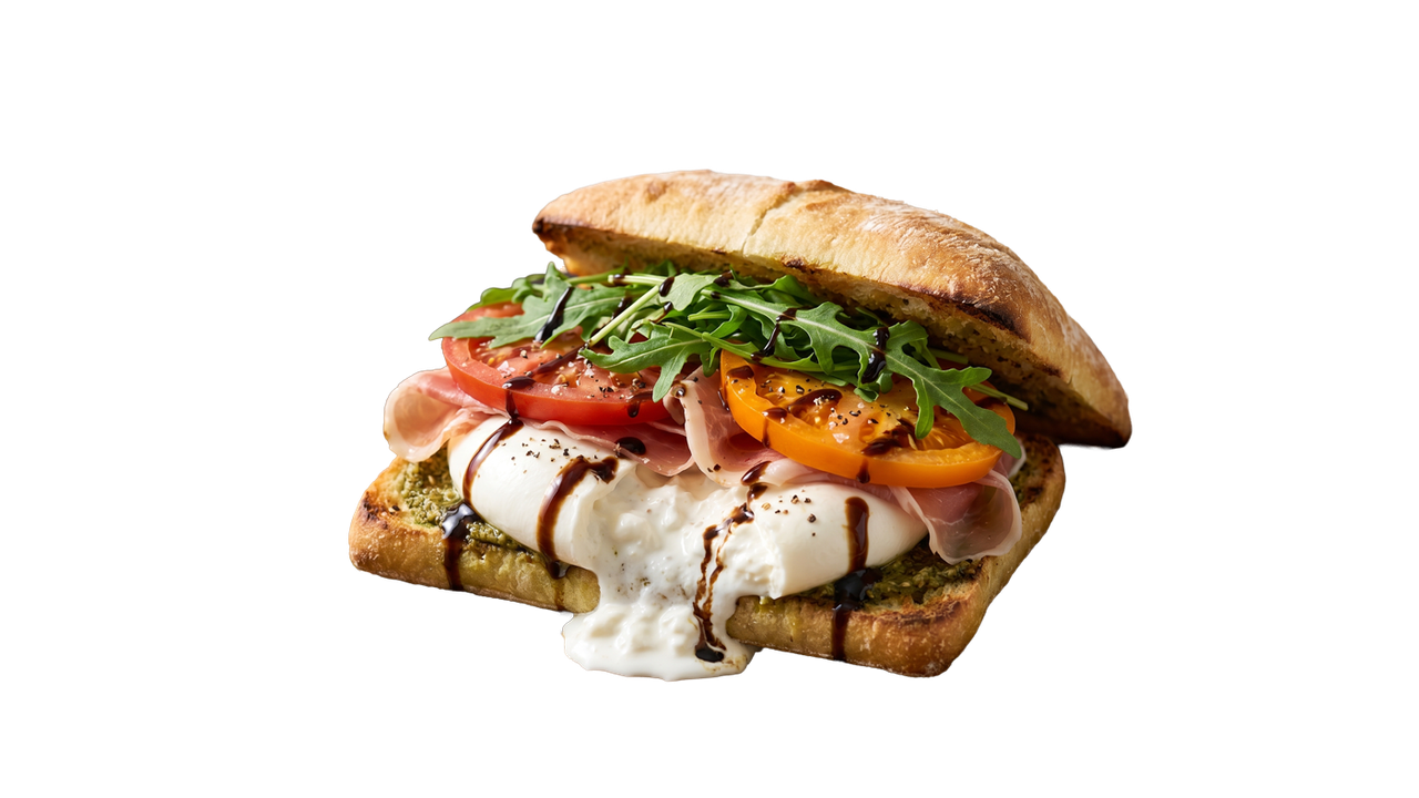 Burrata sandwich